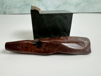 Two Rocks One Possibly Jade