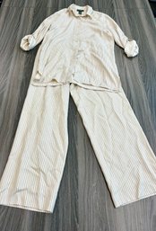 Lauren By Ralph Lauren Silk Top And Pants