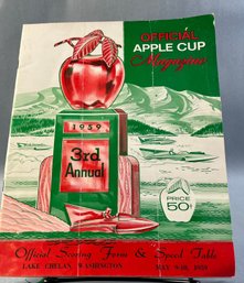 May 9-10, 1959 Apple Cup Official Magazine 3rd Annual Hydro Boat Races
