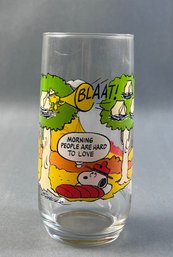 Vintage McDonald' S Snoopy Camp Snoopy Peanuts Collector Glass