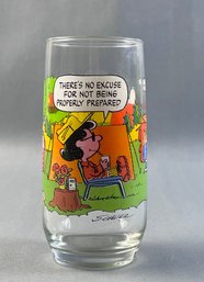 Vintage McDonald's Lucy Camp Snoopy Peanuts Collector Glass