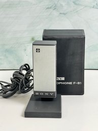 Sony Microphone F 81 With Case  *Local Pickup Only*