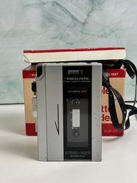 Realistic Portable Cassette Recorder With Box