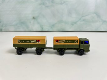 Match Box Mercedes Truck And Trailer