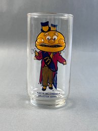 McDonalds Collector Series, Cartoon Drinking Glass-mayor Mc Cheese