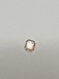 Peach Sapphire Faceted Gemstone