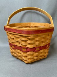 Longaberger 1997Christmas Collection Snowflake Basket.