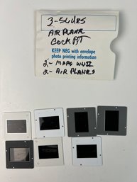 Slides Of WWII Maps Air Planes And Cockpits