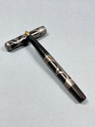 Vintage Sterling Filagree Overlay Fountain Pen - Arthur A. Waterman & Co. Nib (broken)
