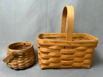2 Longaberger Baskets.