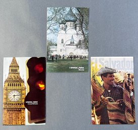 3 Postcards & Ephemera For Ordering Pan American Posters