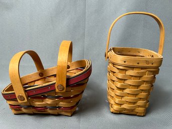 2 Longaberger Baskets.