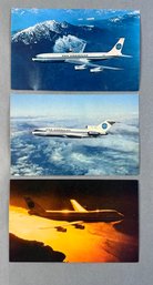 Set Of 3 Pan Am Airlines Postcards
