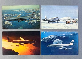 4  Pan Am Airline Postcards