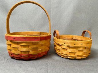 2 Longaberger Baskets.