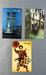 3 Postcards And Pan Am Airlines Poster Order Forms Ephemera