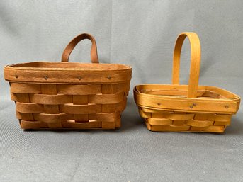 2 Longaberger Baskets.