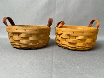 2 Longaberger Baskets.