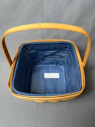 Longaberger Lined Basket.