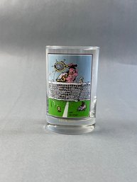 Luck Out By Gary Patterson Collector Drinking Glass -1982