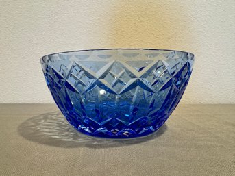 Blue Crystal Bowl