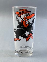 Beaky Buzzard Cartoon Character Collector Drinking Glass -1973