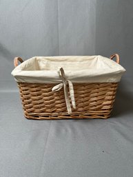 Lined Basket.