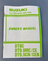 1988 Suzuki Outboard Motor Owner's Manual