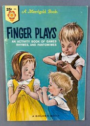 Vintage A Golden Book 'finger Plays' Paperback Book