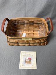 Longaberger 2002 Christmas Basket.
