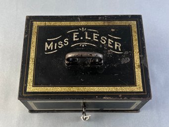 Vintage Heavy Metal Cash/bank Box