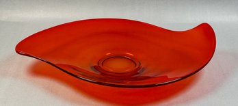 Viking Glass Epic Line Orange Tray