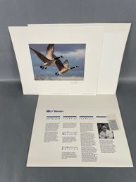 1987 West Virginia Duck Stamp Print:  First Of State - Artist Signed, Daniel Smith 3917/10064