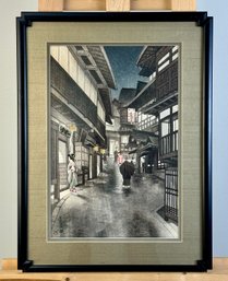 Ito Nisaburo 'The Inns At Arima Hot Spring' JAPANESE WOODBLOCK PRINT