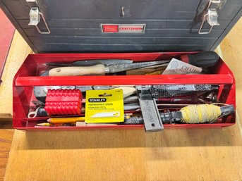 Craftsman Toolbox With Mostly Carpenters Tools