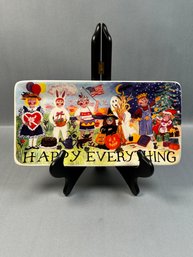 Melissa McLeod Santa Barbara Rectangle Tray Happy Everything
