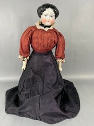 Vintage China Doll In Two Piece Dress