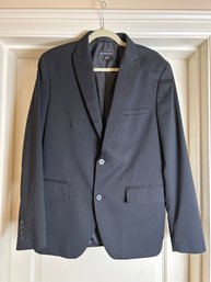 Womens INC International Concepts 2 Button Black Blazer - Size Medium