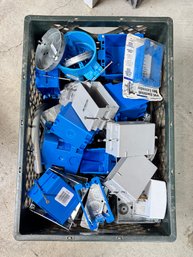 Crate Of Electrical Boxes