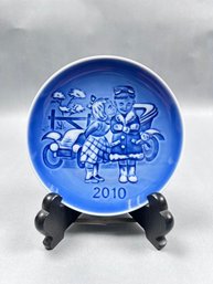 2010 Bing & Grondahl Children's Day Plate, Specifically Titled 'The Little Chauffeur'