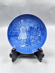 2012 Bing & Grndahl Children's Day Plate Titled 'End Of Season Dance'