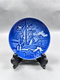2013 Bing & Grndahl Children's Day Porcelain Plate Titled 'The Little Pirates