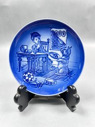 Bing & Grndahl Children's Day Plate From The Year 2000, Titled 'Don't Tell'