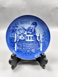 2001 Bing & Grondahl Children's Day Plate, Titled 'Be My Valentine'