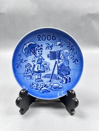 2006 Bing & Grndahl Children's Day Porcelain Plate Titled 'The Little Photographer