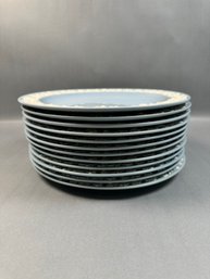 Set Of Twelve Wedgwood Queens Ware Dinner Plates