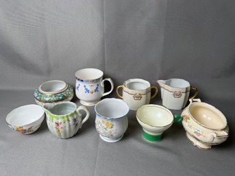 Vintage Lot Of 9 Mismatched China Pieces