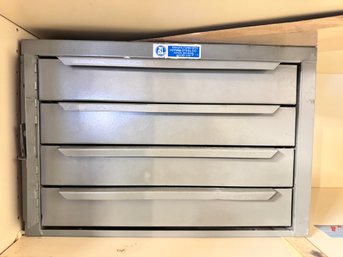 Steel Tool Container With Electrical Supplies