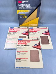 Lot Of Mixed Grit Sandpaper
