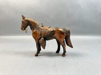 Dodge Style Copper Bronze Horse